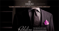 Desktop Screenshot of hideokibespoke.com